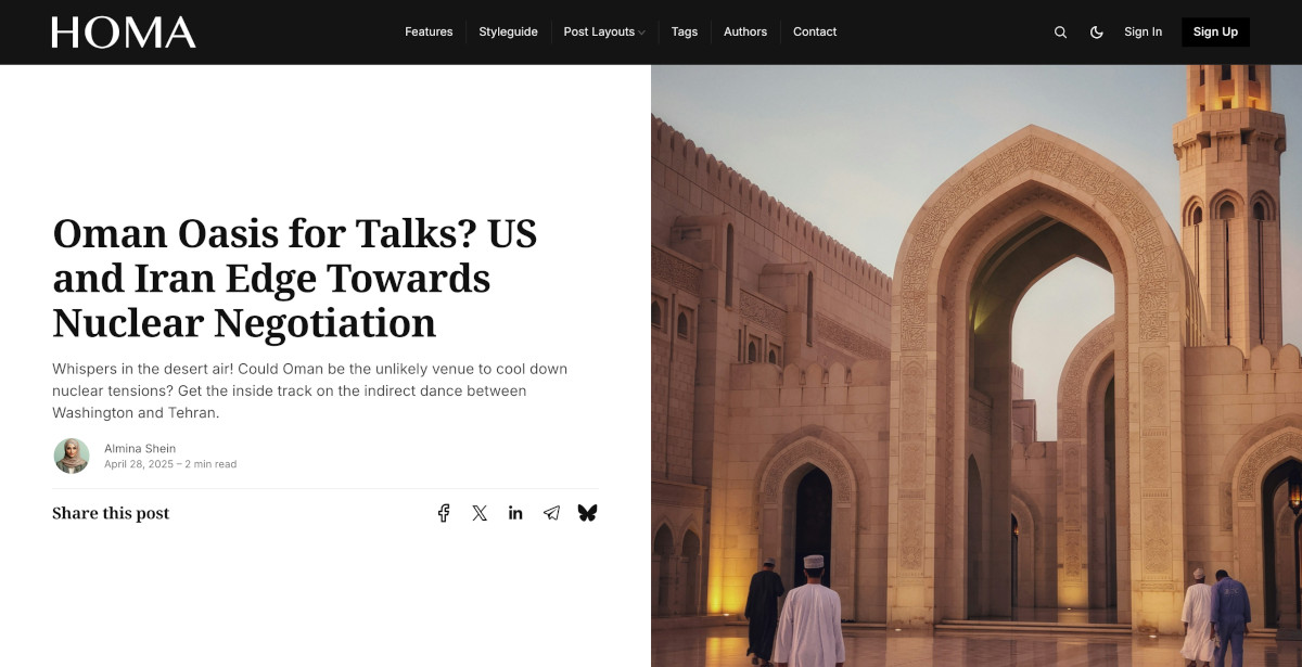 Post Layout Image Right