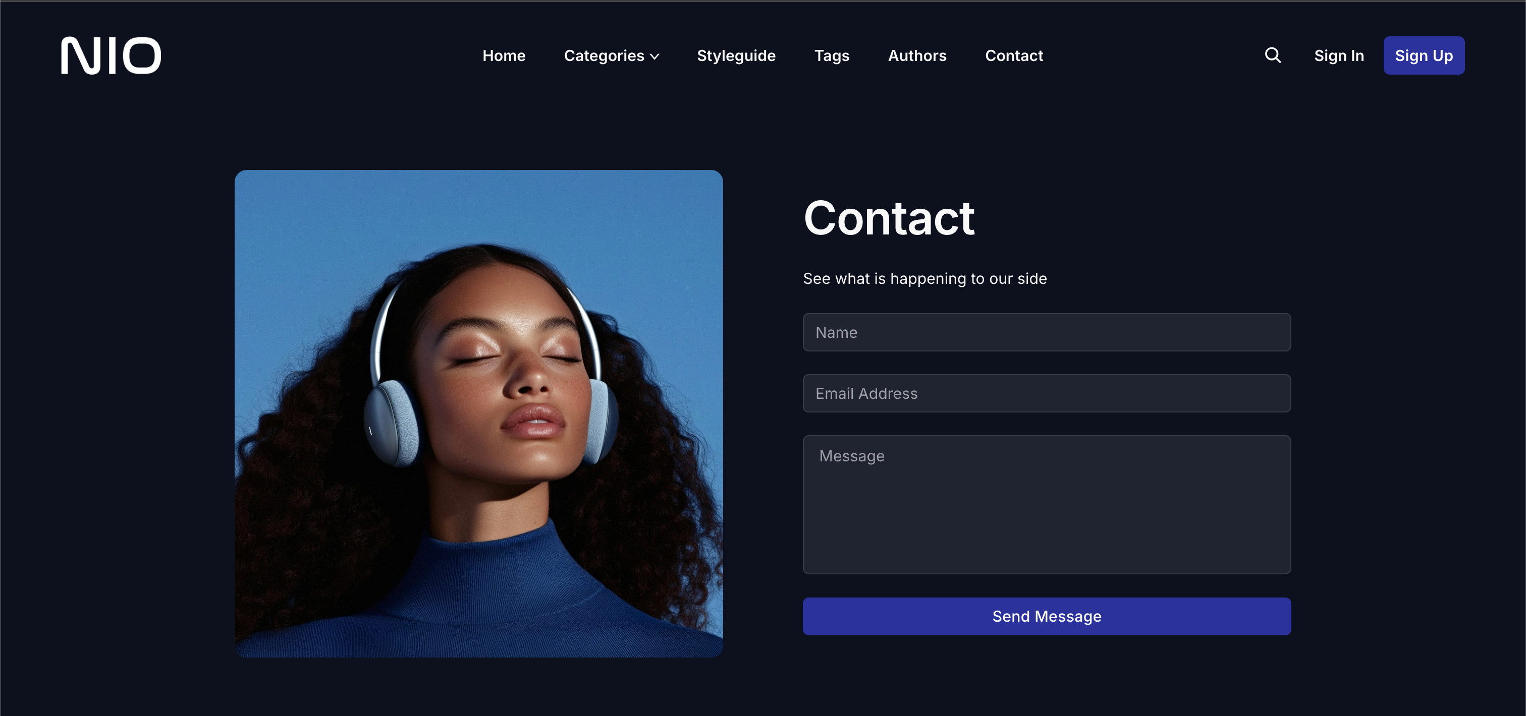 Contact Page