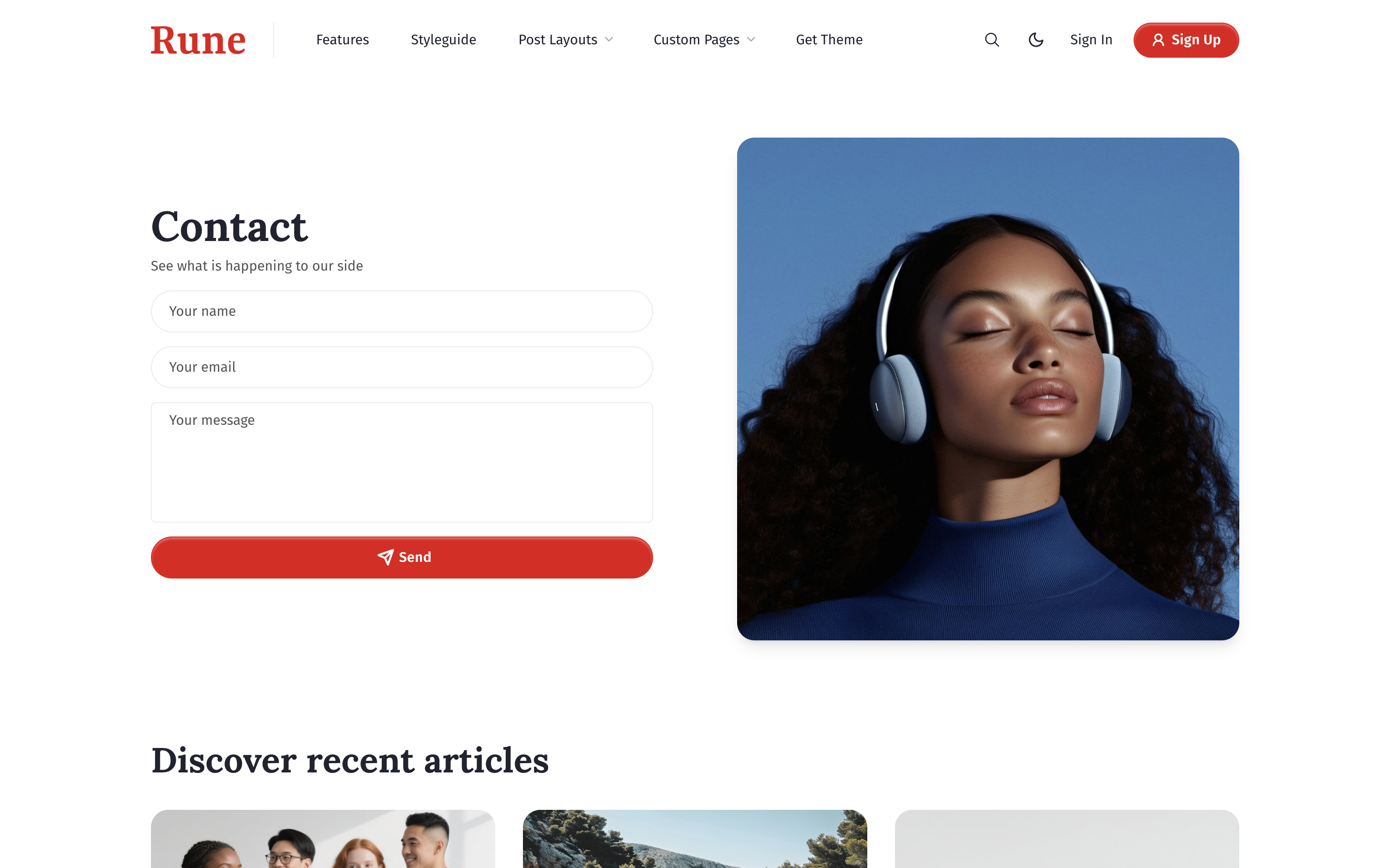Contact Page