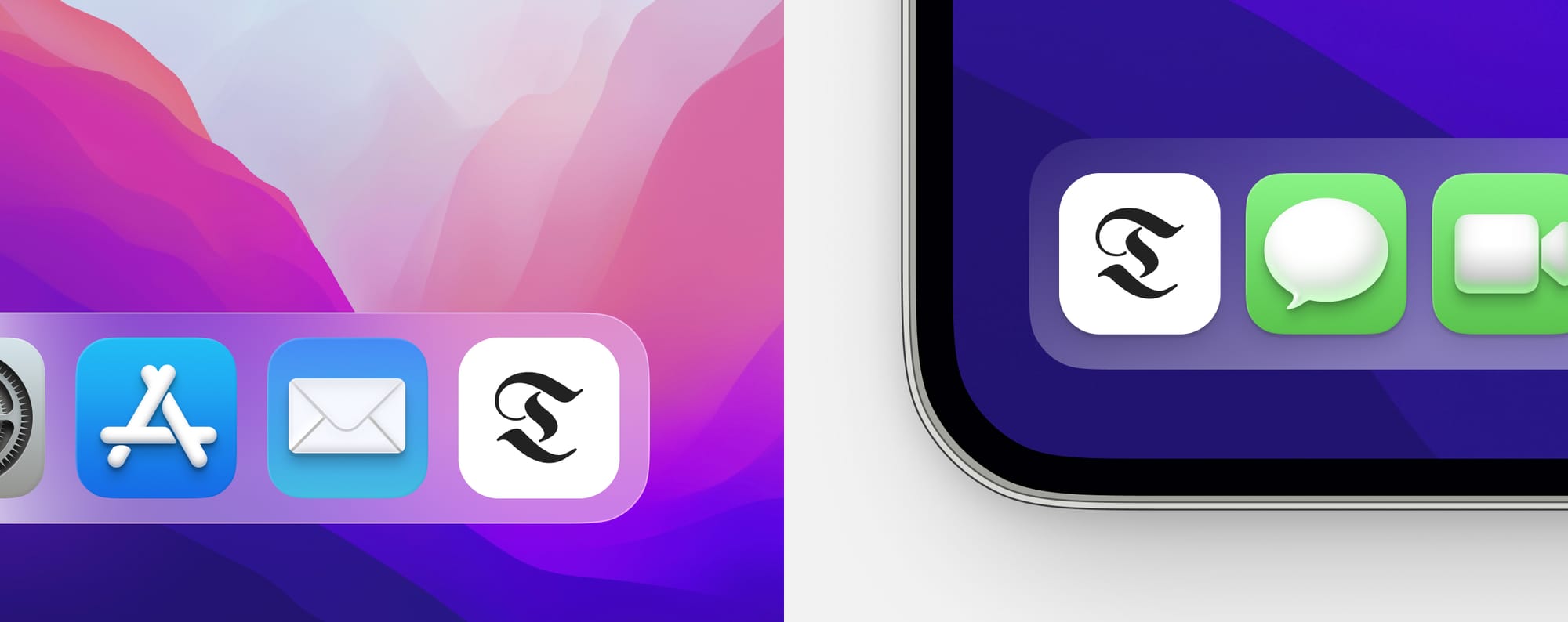 Tribune installed to a mobile home screen as a standalone app
